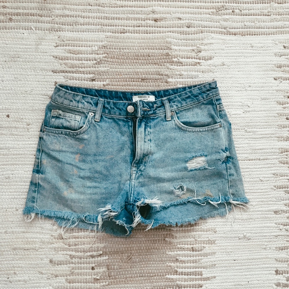 Forever 21 denim shorts